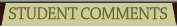 Student Comments